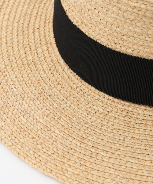 martinique(マルティニーク)の「HELEN KAMINSKI/CLASSIC RAFFIA BRAID Boater Short Brim(ハット・レディース・ナチュラル・FREE)」の7枚目の写真