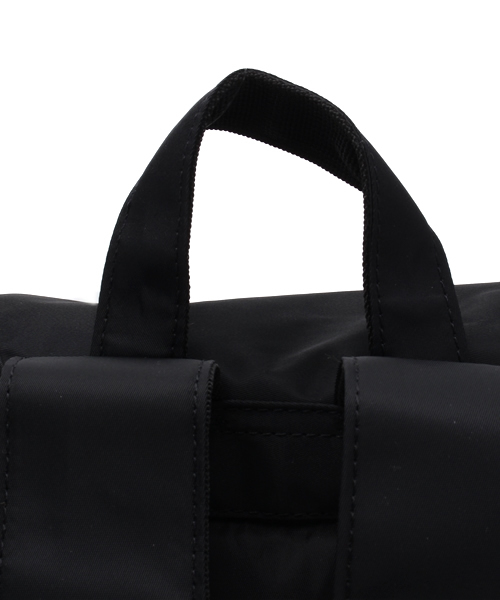 VENCEEXCHANGE(ヴァンスエクスチェンジ)の「ALPHAアルファ ソフトツイルフラップBAG (バックパック/リュック・メンズ・ブラック・FREE)」の4枚目の写真