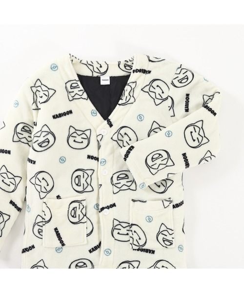 ポケットモンスター（ポケットモンスター）の「【完売】《ポケットモンスター》 ポケモン カビゴン フリース ルーム ジャケット（ガウン/バスローブ・メンズ・エメラルド/アイボリー・M/L）」の5枚目の写真