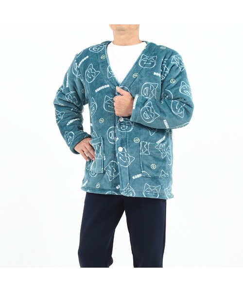 ポケットモンスター（ポケットモンスター）の「【完売】《ポケットモンスター》 ポケモン カビゴン フリース ルーム ジャケット（ガウン/バスローブ・メンズ・エメラルド/アイボリー・M/L）」の11枚目の写真