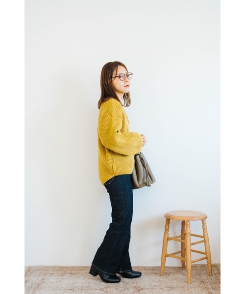 Amourire(アムリール)の「【yumi.コラボ】コクーンニットプルオーバー(ニット/セーター・レディース・ベージュ/ピンク/イエロー/ダークグレー・M/L)」の13枚目の写真