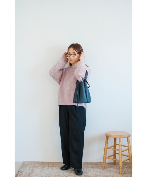 Amourire(アムリール)の「【yumi.コラボ】コクーンニットプルオーバー(ニット/セーター・レディース・ベージュ/ピンク/イエロー/ダークグレー・M/L)」の10枚目の写真