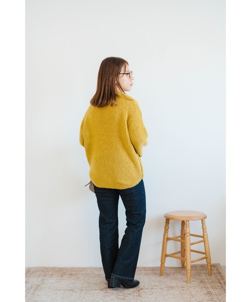 Amourire(アムリール)の「【yumi.コラボ】コクーンニットプルオーバー(ニット/セーター・レディース・ベージュ/ピンク/イエロー/ダークグレー・M/L)」の15枚目の写真