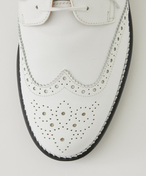 TOMO&CO トモアンドシーオー ウィングチップシューズ 26cm ホワイト TOMO&CO トモアンドシーオー ウィングチップシューズ 26cm ホワイト