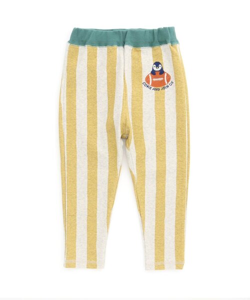 BIT'Z（ビッツ）の「無地＆ストライプ保育園サルエルパンツ（その他パンツ・キッズ・グリーン/チャコール/ブルー/イエロー・80/90/95/100/110/120）」の4枚目の写真
