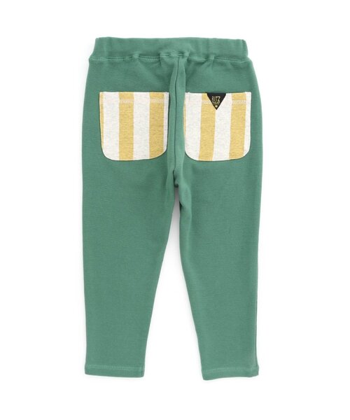 BIT'Z（ビッツ）の「無地＆ストライプ保育園サルエルパンツ（その他パンツ・キッズ・グリーン/チャコール/ブルー/イエロー・80/90/95/100/110/120）」の8枚目の写真