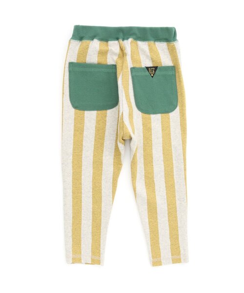 BIT'Z（ビッツ）の「無地＆ストライプ保育園サルエルパンツ（その他パンツ・キッズ・グリーン/チャコール/ブルー/イエロー・80/90/95/100/110/120）」の14枚目の写真