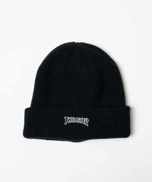THRASHER（スラッシャー）の「WEGO/THRASHER MAG LOGO アクリルビーニー（ニットキャップ/ビーニー・メンズ・オフホワイト/ブラック・FREE）」の10枚目の写真