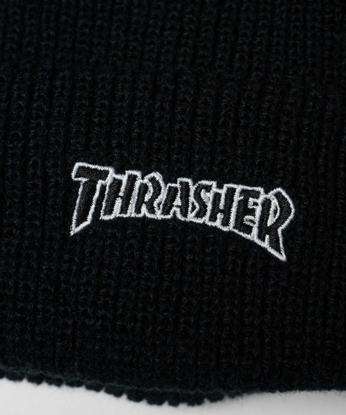 THRASHER（スラッシャー）の「WEGO/THRASHER MAG LOGO アクリルビーニー（ニットキャップ/ビーニー・メンズ・オフホワイト/ブラック・FREE）」の12枚目の写真