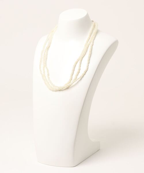 GGD SELECT（ジージーディー　セレクト）の「パールネックレス（ネックレス・レディース・ホワイト・FREE）」の2枚目の写真