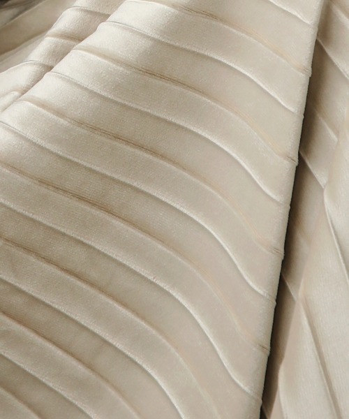 Bou Jeloud（ブージュルード）の「起毛プリーツロングスカート（スカート・レディース・ブラウン/チャコールグレー/オフホワイト・38）」の8枚目の写真