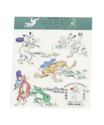 【鳥獣戯画】コラボぷくぷくステッカー