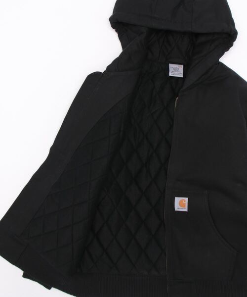 Carhartt（カーハート）の「【Carhartt/カーハート】（UN）CANVAS INSULATED HOODED ACTIVE JAC（その他アウター・メンズ・ブラック/ブラウン・LARGE/MEDIUM）」の4枚目の写真
