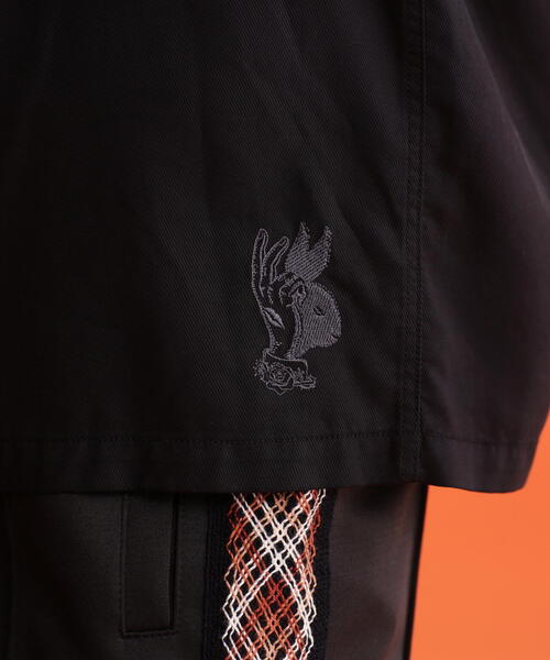 schott（ショット）の「Schott/ショット/LS SHIRT "SOUVENIR EMBROIDERED"/"スーベニア刺繍" ロングスリーブシャツ（シャツ/ブラウス・メンズ・ホワイト/ブラック・L/XL/2XL/M）」の11枚目の写真