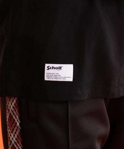 schott（ショット）の「Schott/ショット/LS SHIRT "SOUVENIR EMBROIDERED"/"スーベニア刺繍" ロングスリーブシャツ（シャツ/ブラウス・メンズ・ホワイト/ブラック・L/XL/2XL/M）」の10枚目の写真