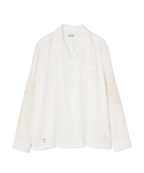 schott（ショット）の「Schott/ショット/LS SHIRT "SOUVENIR EMBROIDERED"/"スーベニア刺繍" ロングスリーブシャツ（シャツ/ブラウス・メンズ・ホワイト/ブラック・L/XL/2XL/M）」の21枚目の写真