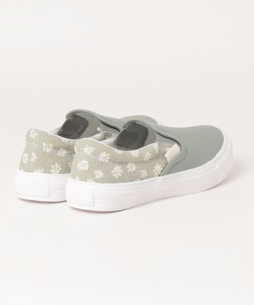 earth music&ecology(アースミュージックアンドエコロジー)の「《earth music&ecology》アースハナガラコンビスニーカー EM-6533(スリッポン・レディース・ブルー/ライトグレー/ミント・24.0cm/24.5cm/23.0cm/22.5cm/23.5cm)」の4枚目の写真