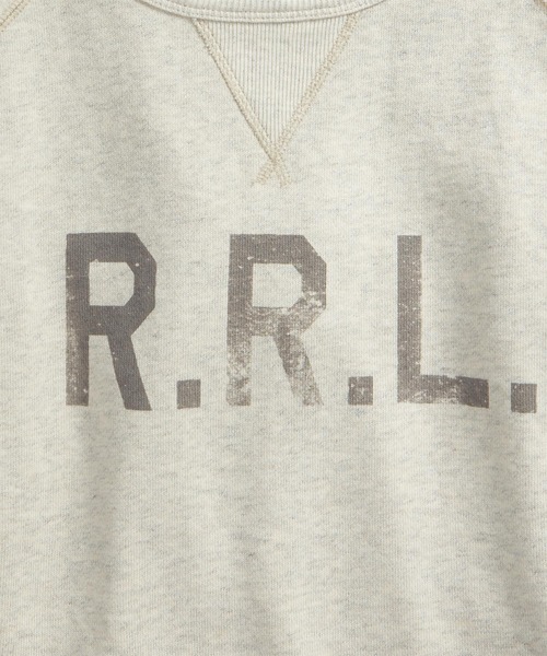 RRL(ダブル アール エル)の「ロゴ フリース スウェットシャツ(スウェット・メンズ・ナチュラル・S/M/L/XL/XS/XXL/XXS)」の4枚目の写真