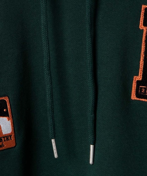 WEGO（ウィゴー）の「WEGO/ヘビーウエイト サガラワッペンプルパーカー（パーカー・メンズ・ネイビー/ダークグリーン/ベージュ・MEDIUM/LARGE）」の8枚目の写真