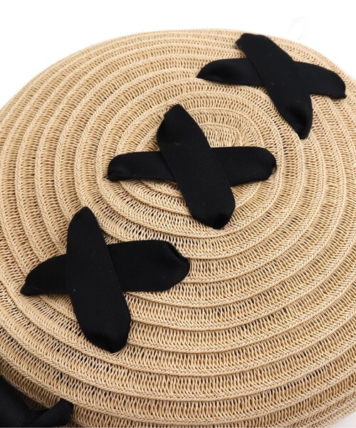 algy（アルジー）の「レースアップペーパーベレー（ハンチング/ベレー帽・キッズ・ベージュ・SMALL/MEDIUM）」の5枚目の写真