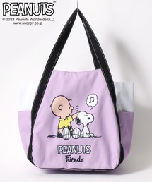 PEANUTS（ピーナッツ）スヌーピー キャラクタープリント バルーントートバッグ/マザーバッグ