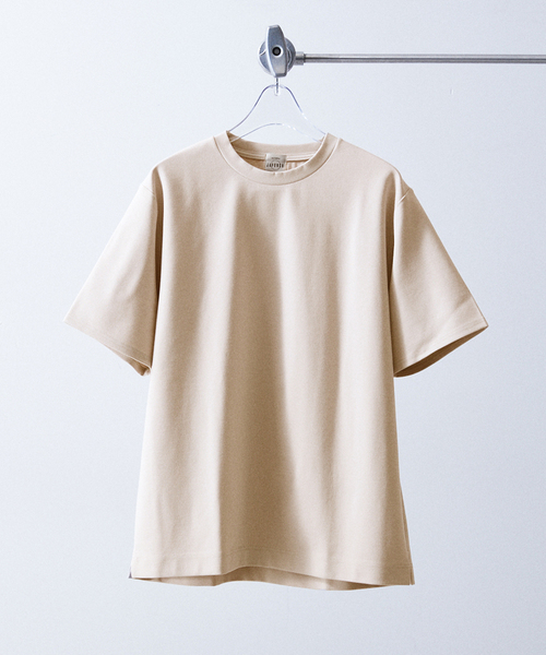 417 EDIFICE（フォーワンセブンエディフィス）の「【Made in Japan】コンパクトポンチ S/S クルーネック（Tシャツ/カットソー・メンズ・ブラック/ブラック系その他/グレー/ホワイト/ブルー系その他/イエロー/グリーン・SMALL/MEDIUM/LARGE/X-LARGE）」の4枚目の写真