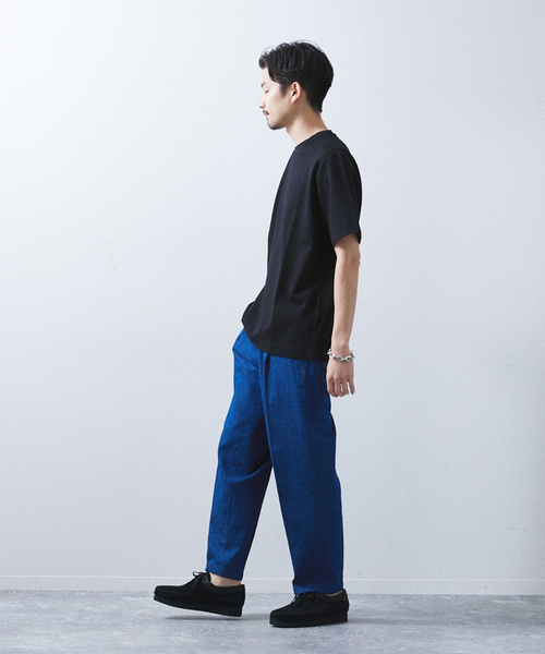 417 EDIFICE（フォーワンセブンエディフィス）の「【Made in Japan】コンパクトポンチ S/S クルーネック（Tシャツ/カットソー・メンズ・ブラック/ブラック系その他/グレー/ホワイト/ブルー系その他/イエロー/グリーン・SMALL/MEDIUM/LARGE/X-LARGE）」の15枚目の写真