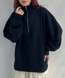 ハーフジップ裏毛スウェット【ZOZOTOWN限定アイテム】