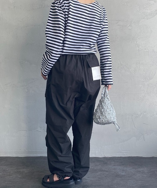 JEANS FACTORY Clothes（ジーンズファクトリークローズ）の「【MORE 6月号掲載】[Jeans Factory Clothes/ジーンズファクトリークローズ] ワイドカーゴパンツ（カーゴパンツ・レディース・ピンク/カーキ/ライトグレー/ブラック・F）」の19枚目の写真