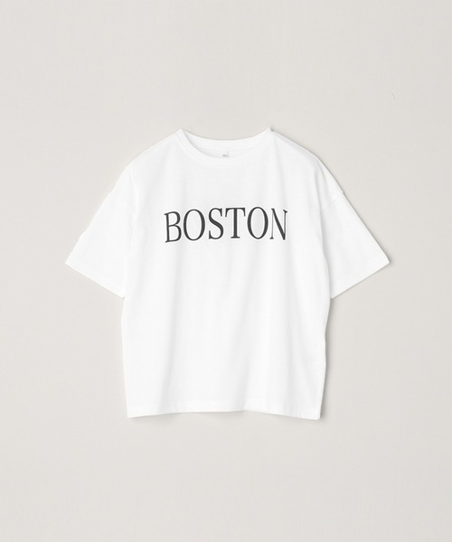 coca(coca)(コカ)の「キッズ 親子お揃いビッグシルエットプリントTシャツ(Tシャツ/カットソー・キッズ・ネイビー/チャコール/ベージュ/ホワイト・100/110/120/130/140)」の20枚目の写真