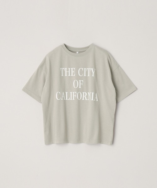 coca(coca)(コカ)の「キッズ 親子お揃いビッグシルエットプリントTシャツ(Tシャツ/カットソー・キッズ・ネイビー/チャコール/ベージュ/ホワイト・100/110/120/130/140)」の21枚目の写真