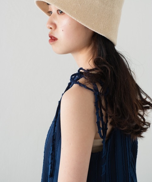 Kastane（カスタネ）の「【サイズ展開あり】ストライプジャガードキャミワンピース（ワンピース・レディース・アイボリー/ネイビー・0/1）」の20枚目の写真