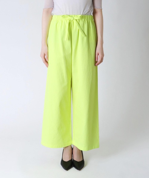 Cepica(セピカ)の「コットンカラーワイドパンツⅢ(その他パンツ・レディース・ネイビー/オフホワイト/ターコイズブルー/イエロー/ピンク/オレンジ/グリーン・FREE)」の14枚目の写真