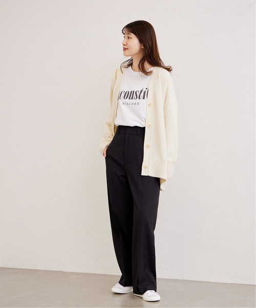 JOURNAL STANDARD(ジャーナルスタンダード)の「《追加5》ロゴロングTシャツ(Tシャツ/カットソー・レディース・ブラック系その他/ホワイト・FREE)」の7枚目の写真