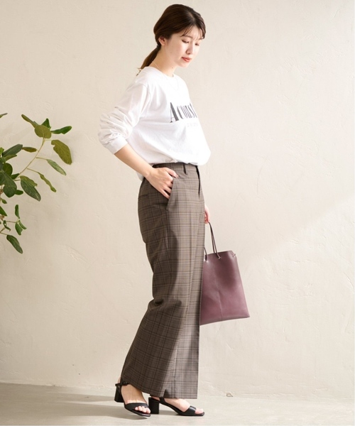 JOURNAL STANDARD(ジャーナルスタンダード)の「《追加5》ロゴロングTシャツ(Tシャツ/カットソー・レディース・ブラック系その他/ホワイト・FREE)」の14枚目の写真