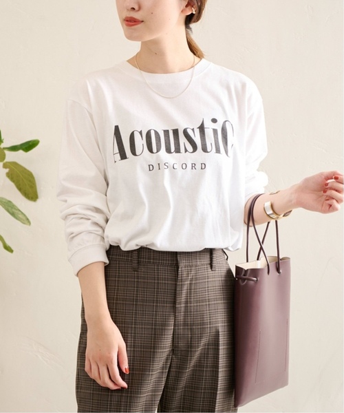 JOURNAL STANDARD(ジャーナルスタンダード)の「《追加5》ロゴロングTシャツ(Tシャツ/カットソー・レディース・ブラック系その他/ホワイト・FREE)」の16枚目の写真