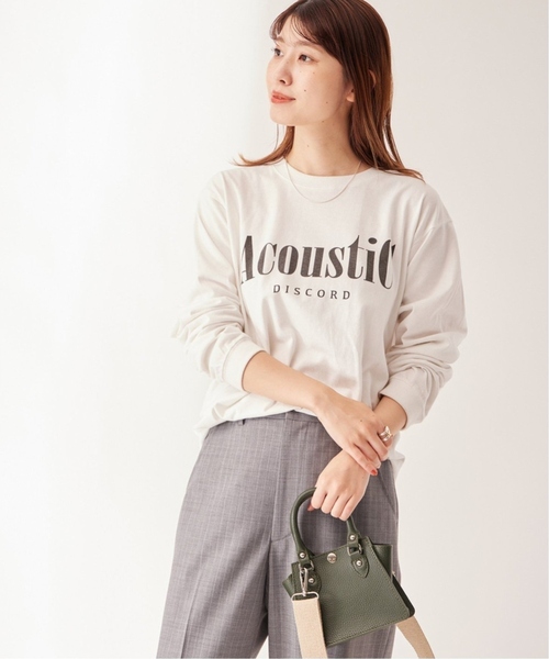 JOURNAL STANDARD(ジャーナルスタンダード)の「《追加5》ロゴロングTシャツ(Tシャツ/カットソー・レディース・ブラック系その他/ホワイト・FREE)」の20枚目の写真