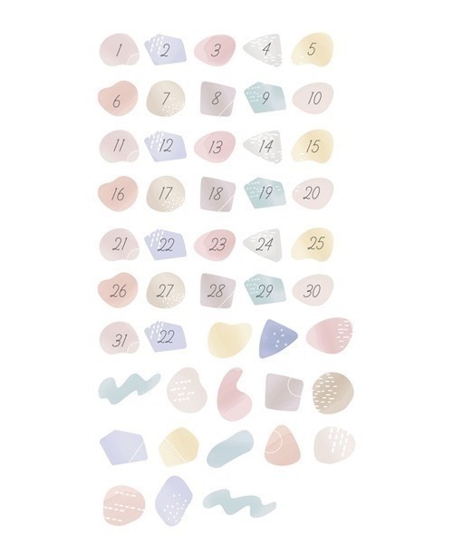 マステ」手帳デコ 水性ペンで書けるマスキングテープ（フレーク