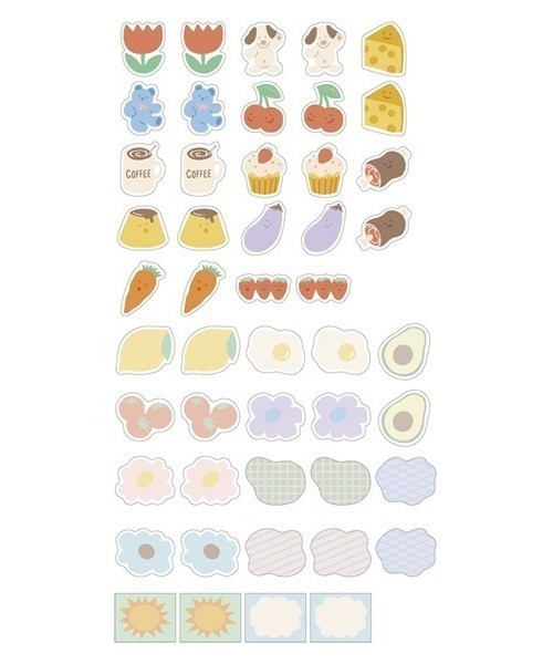 マステ」手帳デコ 水性ペンで書けるマスキングテープ（フレーク