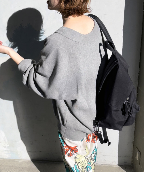 Spick & Span(スピックアンドスパン)の「≪WEB限定追加≫ミラノリブVネックニュアンスプルオーバー(ニット/セーター・レディース・チャコールグレー/ブルー系その他・FREE)」の16枚目の写真