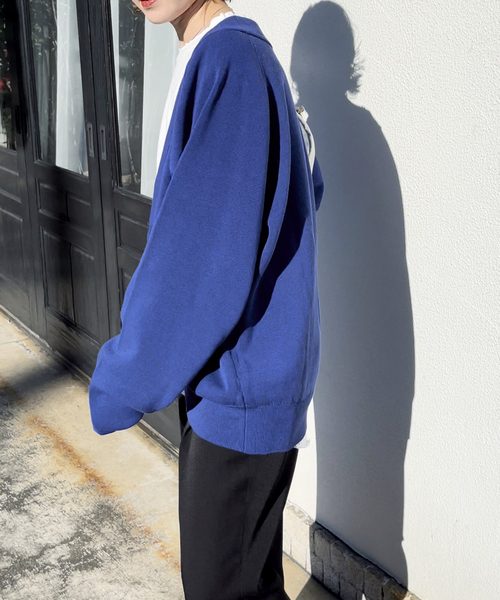Spick & Span(スピックアンドスパン)の「≪WEB限定追加≫ミラノリブVネックニュアンスプルオーバー(ニット/セーター・レディース・チャコールグレー/ブルー系その他・FREE)」の13枚目の写真