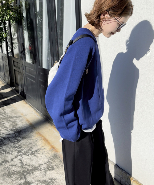 Spick & Span(スピックアンドスパン)の「≪WEB限定追加≫ミラノリブVネックニュアンスプルオーバー(ニット/セーター・レディース・チャコールグレー/ブルー系その他・FREE)」の20枚目の写真
