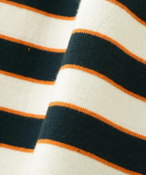 AVIREX(アヴィレックス)の「【WEB&DEPOT限定】BORDER LOGO LONG SLEEVE T-SHIRT / ボーダー ロゴ 長袖 Tシャツ / AVIREX / アヴィレックス(Tシャツ/カットソー・メンズ・ネイビー/オレンジ・L/M)」の17枚目の写真