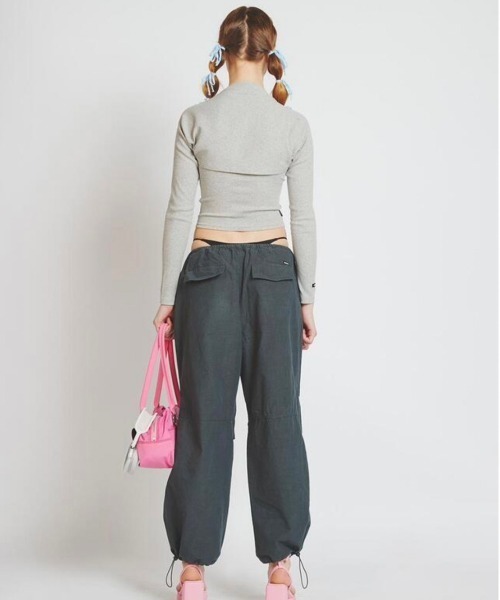 CRANK(クランク)の「【CRANK/クランク】CORSET SLEEVELESS BOLERO SET/コルセット ノースリーブ キャミソール ボレロ セット(Tシャツ/カットソー・レディース・ホワイト/ネイビー/杢グレー・ONE SIZE)」の5枚目の写真