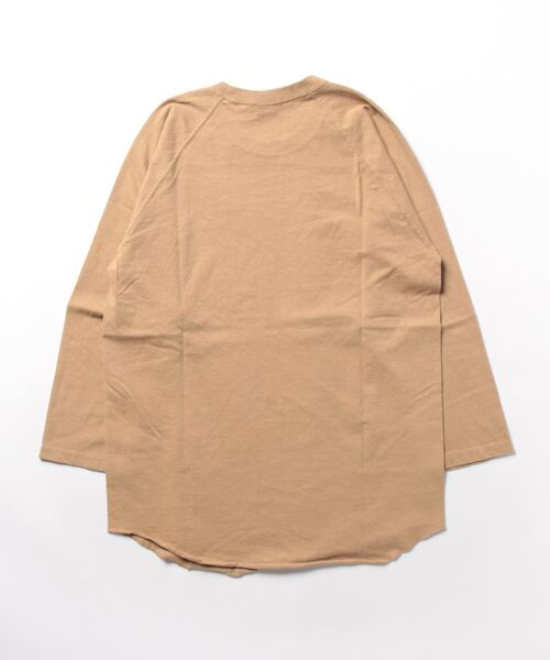 Good On(グッドオン)の「Good On/グッドオン BASEBALL TEE(Tシャツ/カットソー・メンズ・タン/グリーン系その他/ライトブルー/ブラック/ホワイト/チャコールグレー/ネイビー/マスタード/ブルー系その他/ナチュラル/ワイン/イエロー系その他/コーラルピンク・MEDIUM/LARGE/X-LARGE)」の16枚目の写真