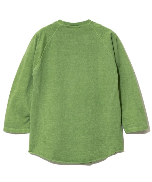 Good On(グッドオン)の「Good On/グッドオン BASEBALL TEE(Tシャツ/カットソー・メンズ・タン/グリーン系その他/ライトブルー/ブラック/ホワイト/チャコールグレー/ネイビー/マスタード/ブルー系その他/ナチュラル/ワイン/イエロー系その他/コーラルピンク・MEDIUM/LARGE/X-LARGE)」の18枚目の写真