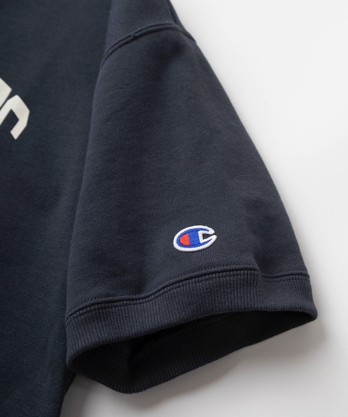 Champion(チャンピオン)の「【Champion/チャンピオン】カレッジロゴプリント メンズ ベーシック ショートスリーブ スウェットTシャツ/半袖Tシャツ/【USAコットン】(Tシャツ/カットソー・メンズ・ホワイト/ネイビー/グレー/サンドベージュ・M/L/XL)」の9枚目の写真
