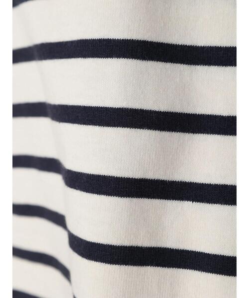 CRAFT STANDARD BOUTIQUE(クラフトスタンダードブティック)の「ボーダースリットプルオーバー(Tシャツ/カットソー・レディース・ピンク/グリーン/ネイビー/ブルー・FREE)」の9枚目の写真