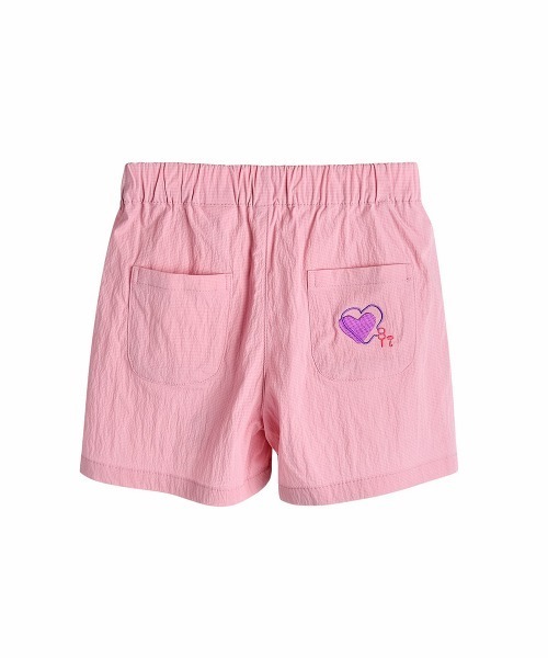 moimoln（モイモルン）の「バブルハート4分丈パンツ（その他パンツ・キッズ・ピンク・90cm/100cm/120cm/110cm）」の2枚目の写真