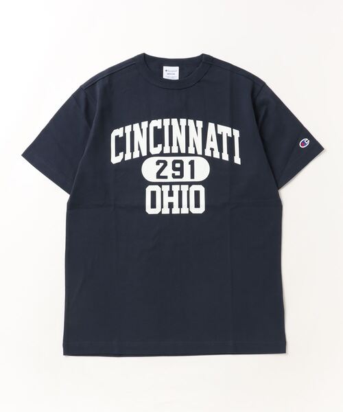Champion(チャンピオン)の「チャンピオン SHORT SLEEVE T-SHIRT_(Tシャツ/カットソー・メンズ・ホワイト/ネイビー/グリーン・M/LL/L)」の1枚目の写真